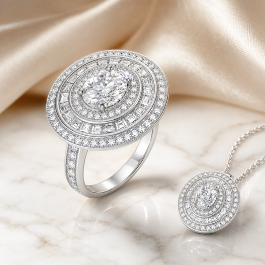 Vega Roman Oval Convertible Ring