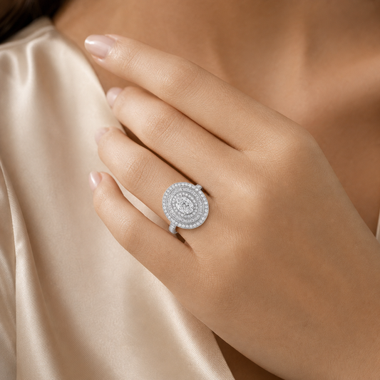 Vega Roman Oval Convertible Ring