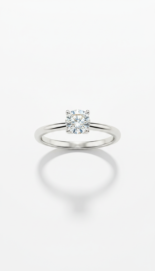 Platinum Solitaire Engagement Ring